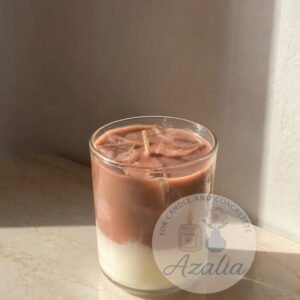شمعة القهوة المثلجة