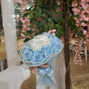 باقة ورد الساتان
